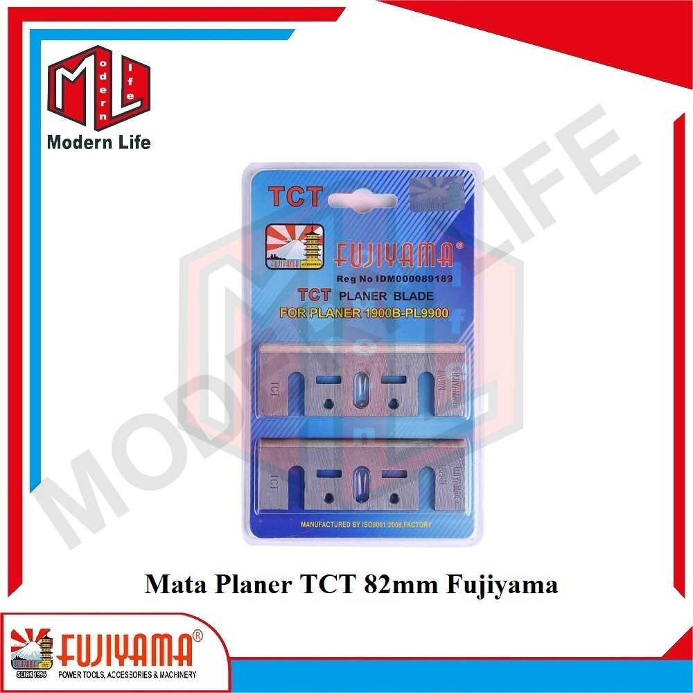 FUJIYAMA Mata Planer Blade TCT 82mm / Mata Serut Planer Kayu TCT 82mm