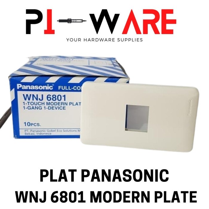 PANASONIC WNJ6801 Modern Plat 1 Lubang 1 Touch Modern Plate