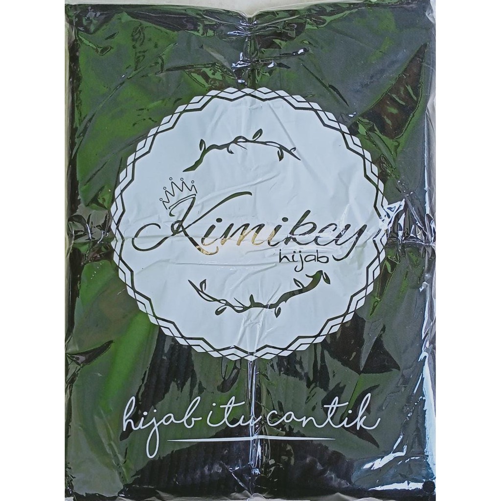Jilbab Instan Jumbo Shaza By Kimikey-HITAM