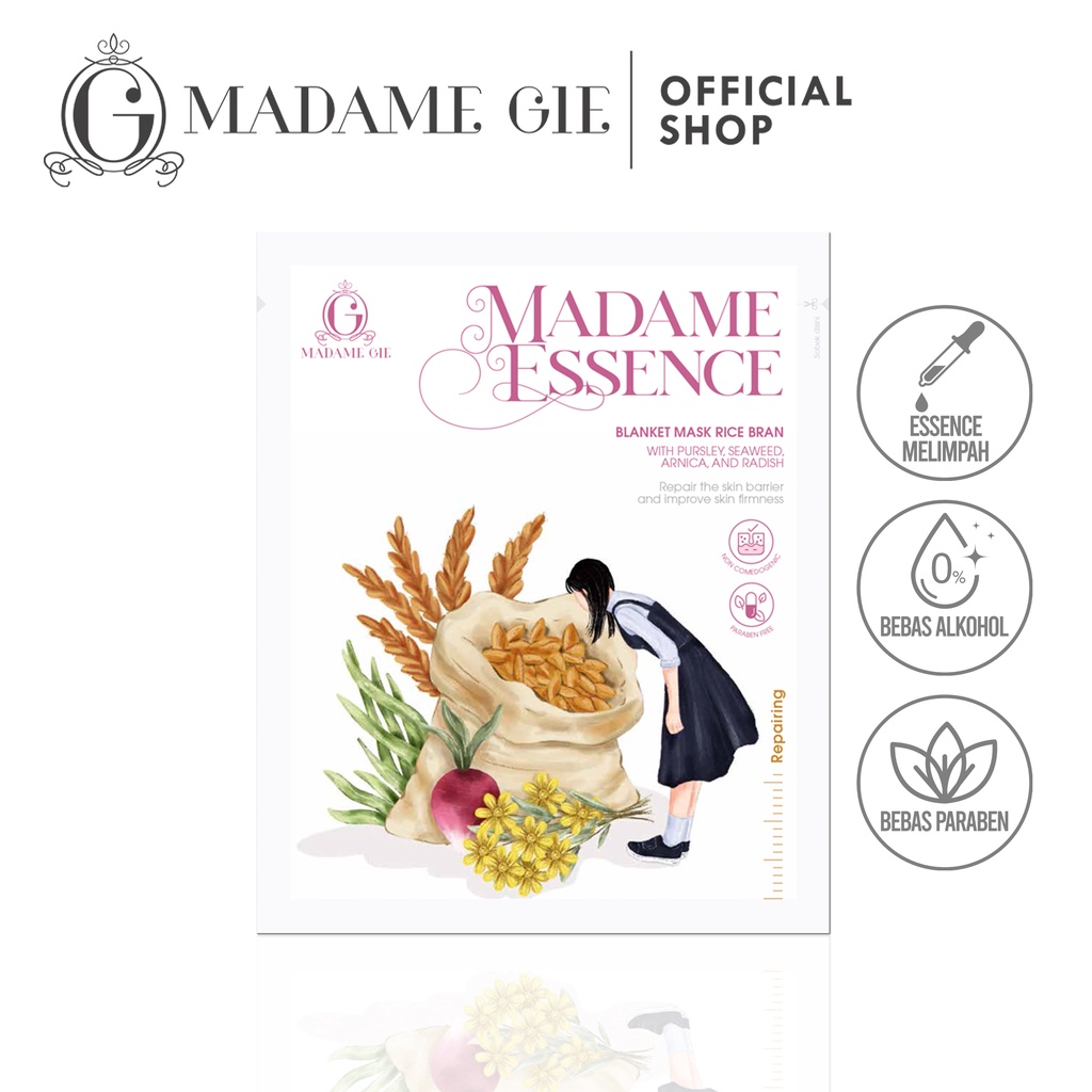 [CHECKOUT SERIBU] Madame Gie Madame Essence Blanket Mask - Skincare Masker