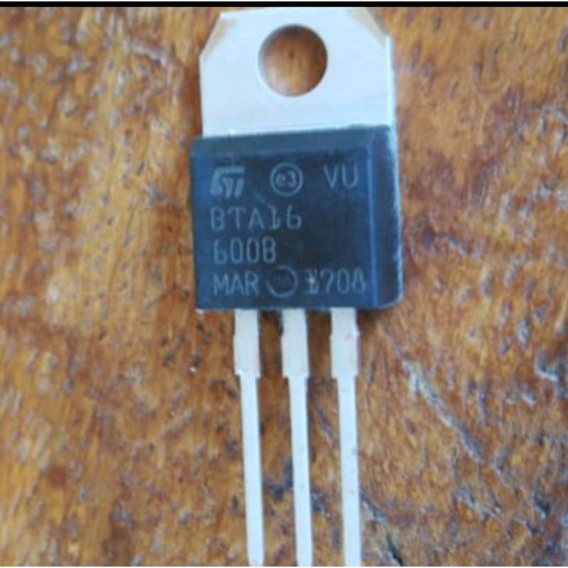 Triac bta16 Triac bta 16 transistor ac bta 16