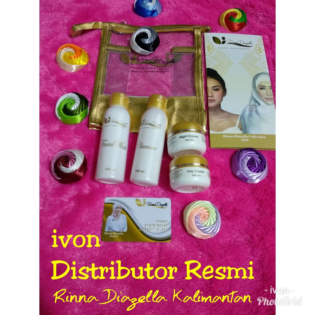 PAKET RINNA DIAZELLA SKINCARE ORIGINAL BPOM 100% DISTRIBUTOR RESMI