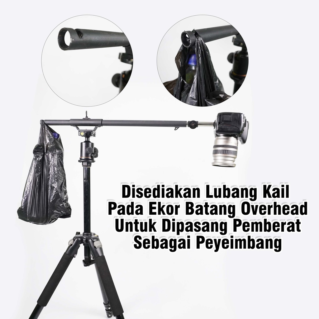 Telescopic Boom Overhead Camera Rig Kamera Video Foto Flat Lay