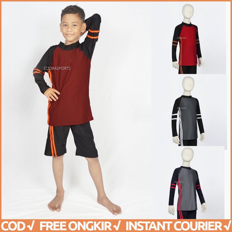 EDORA Baju Renang Anak Usia SD DV TG AB P ORIGINAL