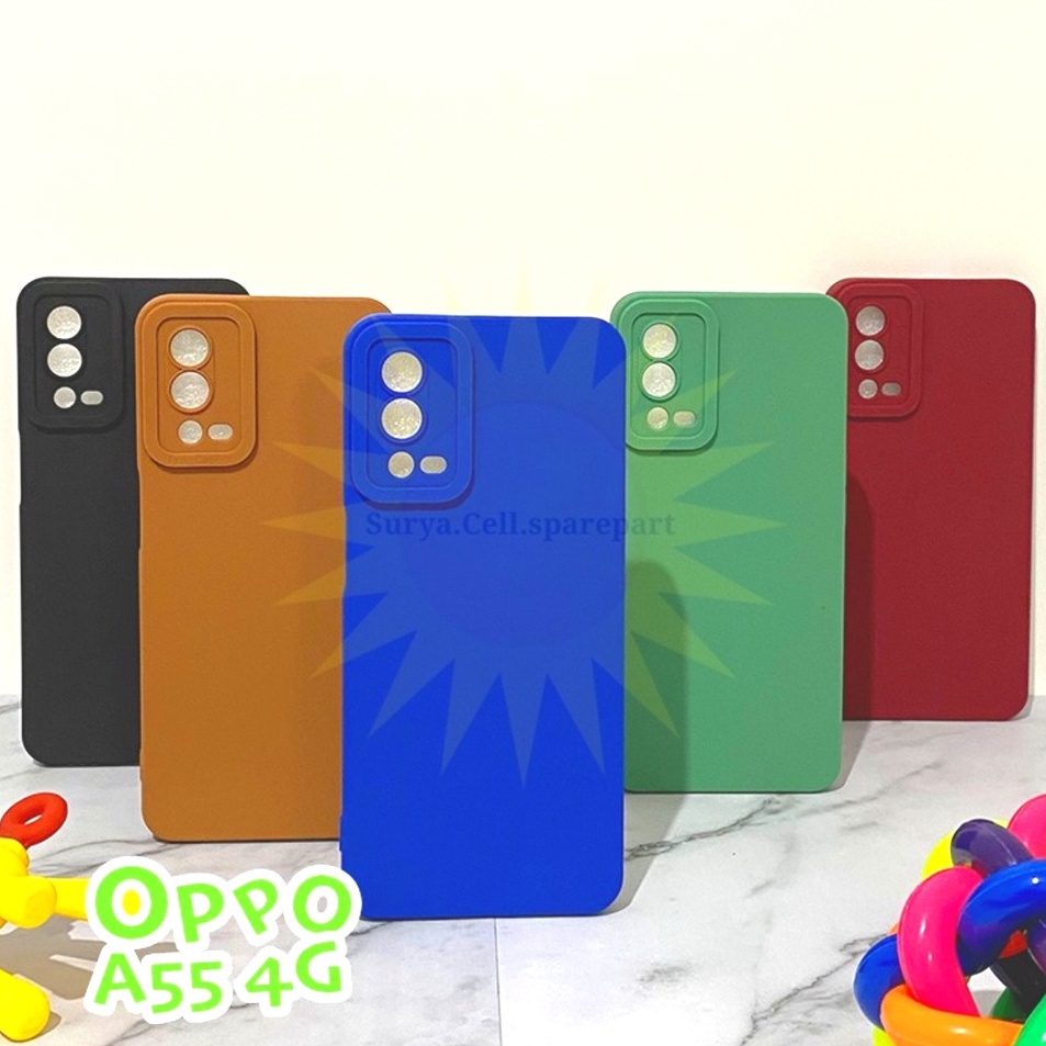 Case Slim Matte Pro Camera Oppo A54 4g A55 4g A57 4g 5g A5s A7 A12 A11k