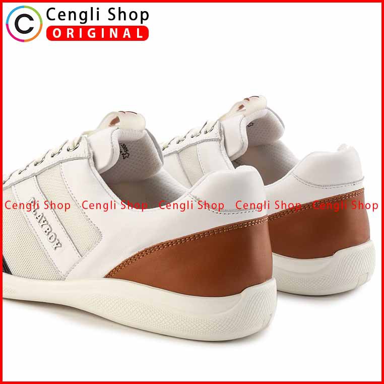 SEPATU PLAYBOY SNEAKER CASUAL PRIA ORIGINAL KULIT ASLI TERBARU PLJ9