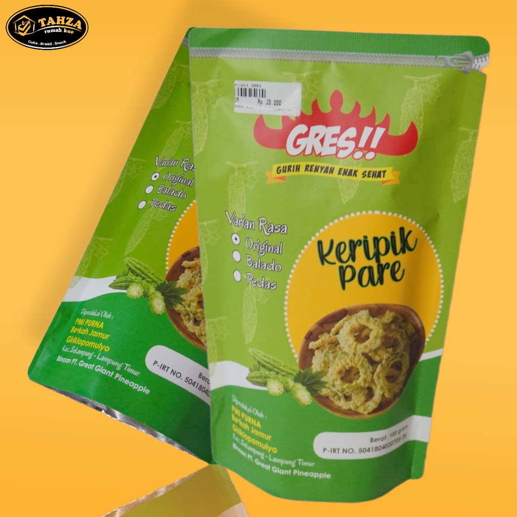 

Keripik Pare/Keripik khas Lampung/Cemilan Sehat
