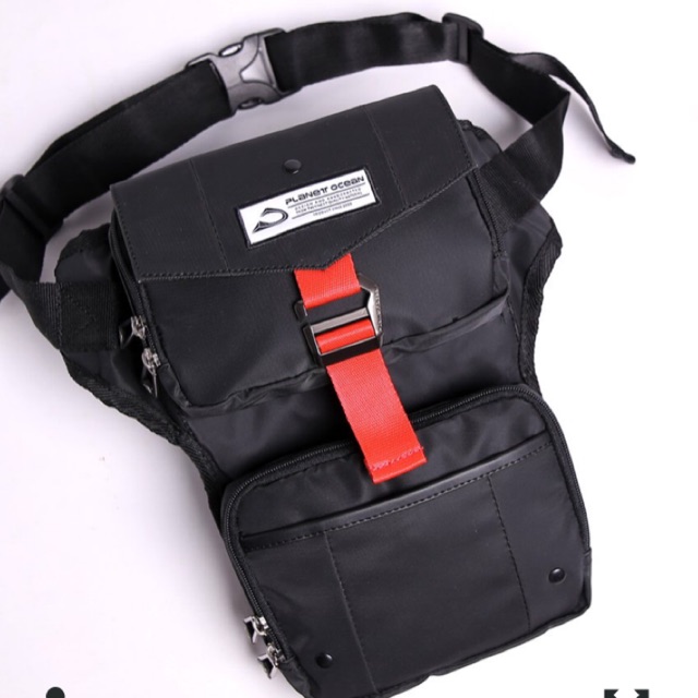Planet Ocean - Tas Pinggang Pria - TPO 305801 BLACK