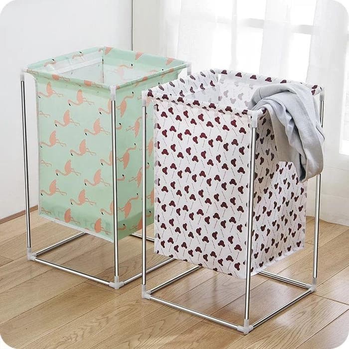 Keranjang Cucian Stand Baju kotor Laundry Basket