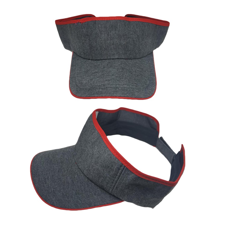 Topi Sepeda Olahraga Pria Wanita Bahan Fleece Gray Abu Polos Dewasa Pathos