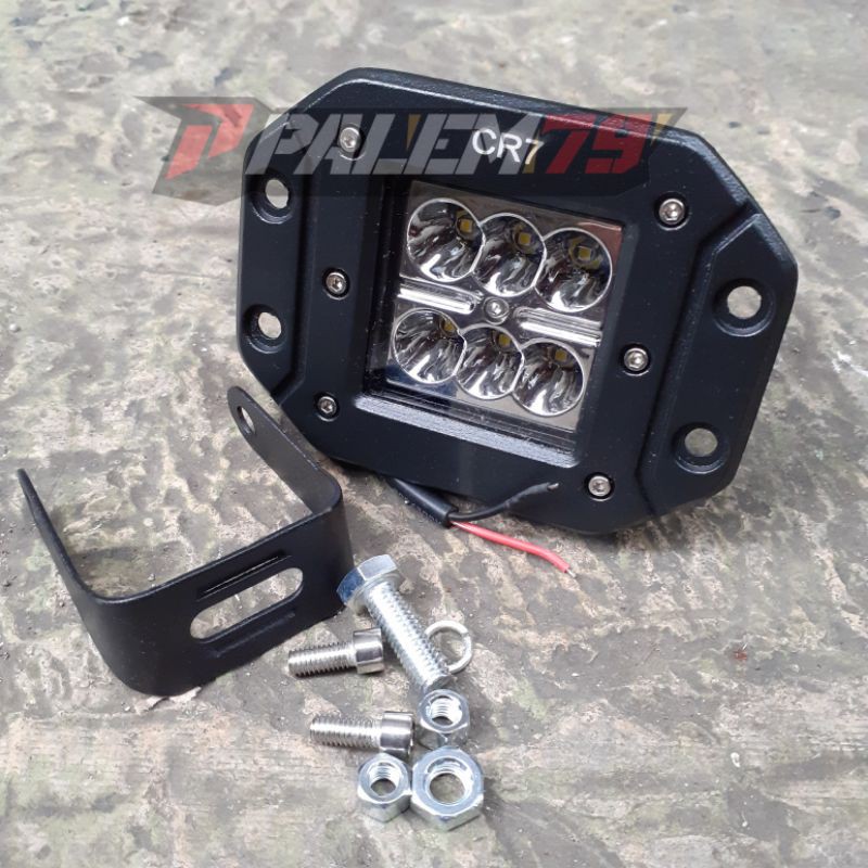 Lampu Reflektor Headlamp CRF KTM KLX Dtracker Reflector LED Universal