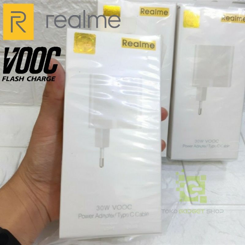 CHARGER REALME 30W REALME 6 PRO REALME 7 PRO SUPER VOOC ORIGINAL 100%