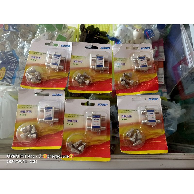 Splitter cabang antena TV
