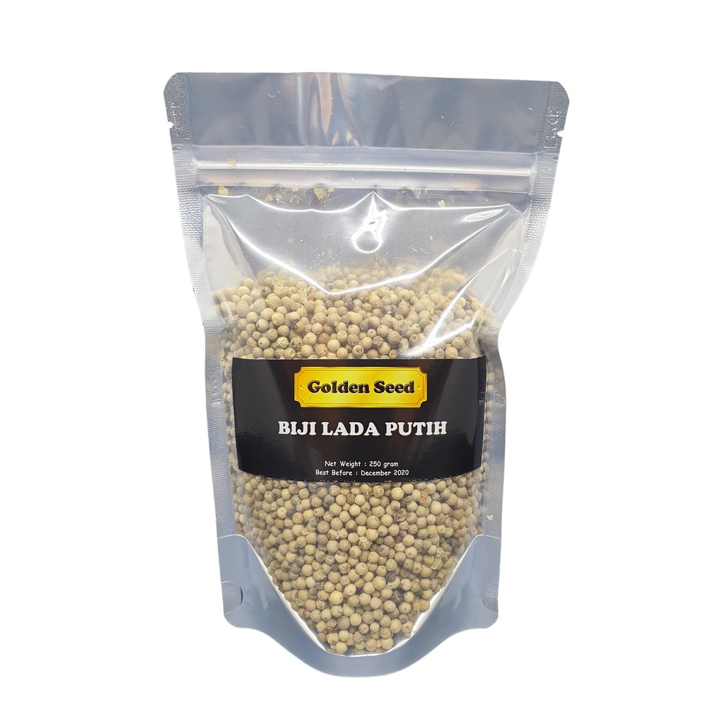 Jual BIJI LADA PUTIH 250GR - WHOLE WHITE PEPPER 250 GR - MERICA PUTIH