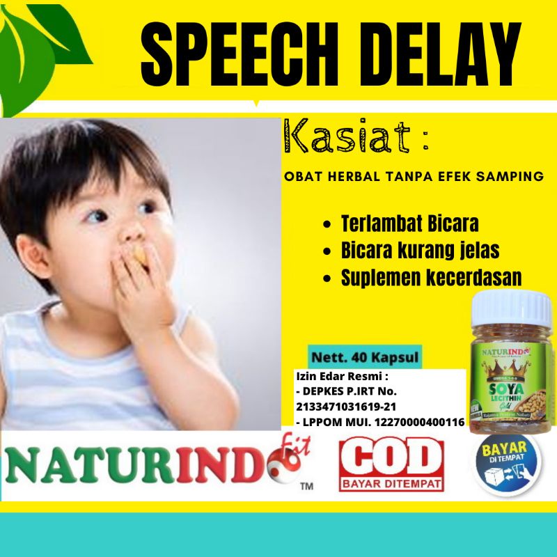 Obat Speech Delay Herbal Susah Bicara Kurang Jelas Vitamin Kecerdasan Otak Anak Generos