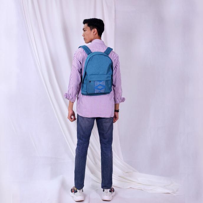 Tas Ransel Backpak Pria Wanita Kain Ulos - Tosca