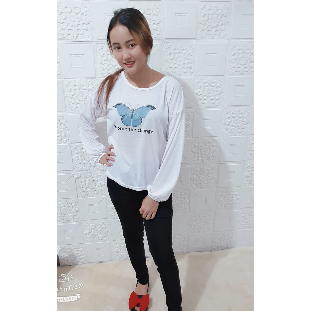 Lucy Top Blouse Butterfly Fit XL