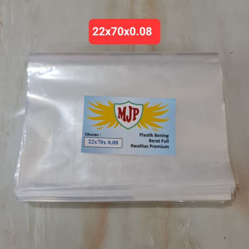 Plastik PP Bening MJP Uk 22x70 tebal 0.08