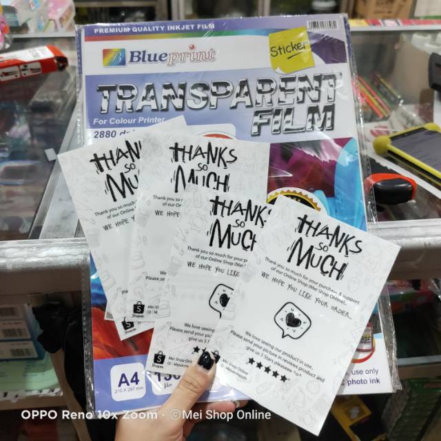 

Kertas foto sticker transparant