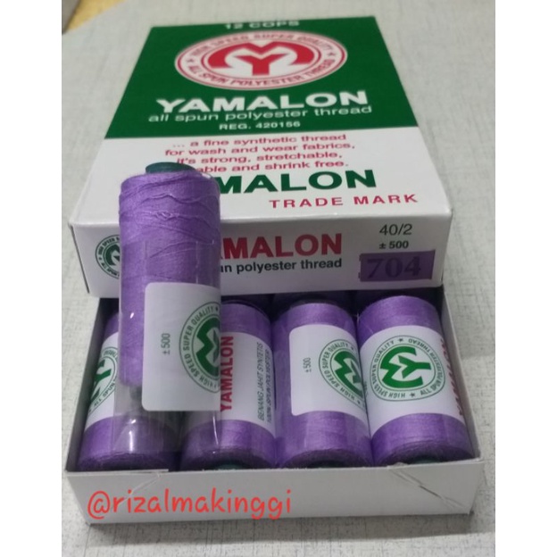 benang jahit yamalon ungu (704) 500 yards