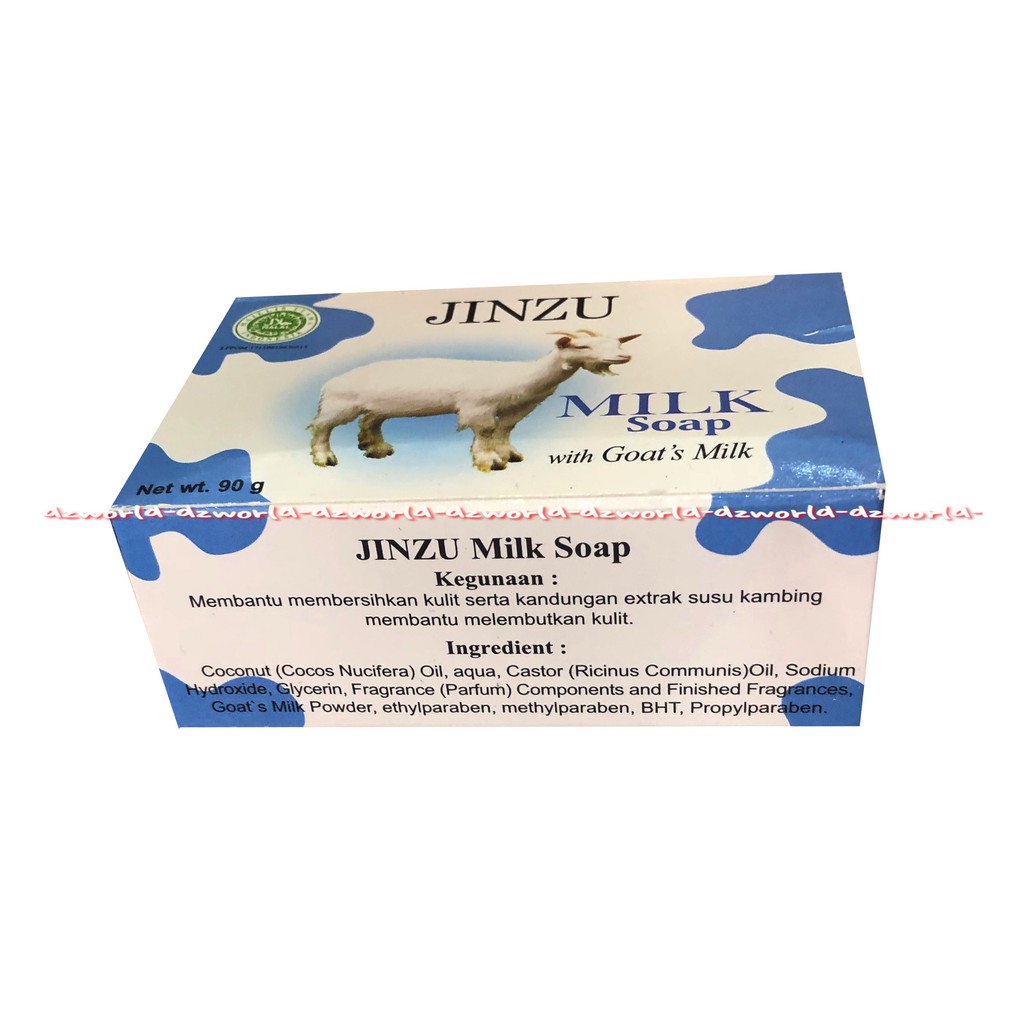 Jinzu Milk Soap With Goats Milk 90gr Sabun Batang Susu Kambing
