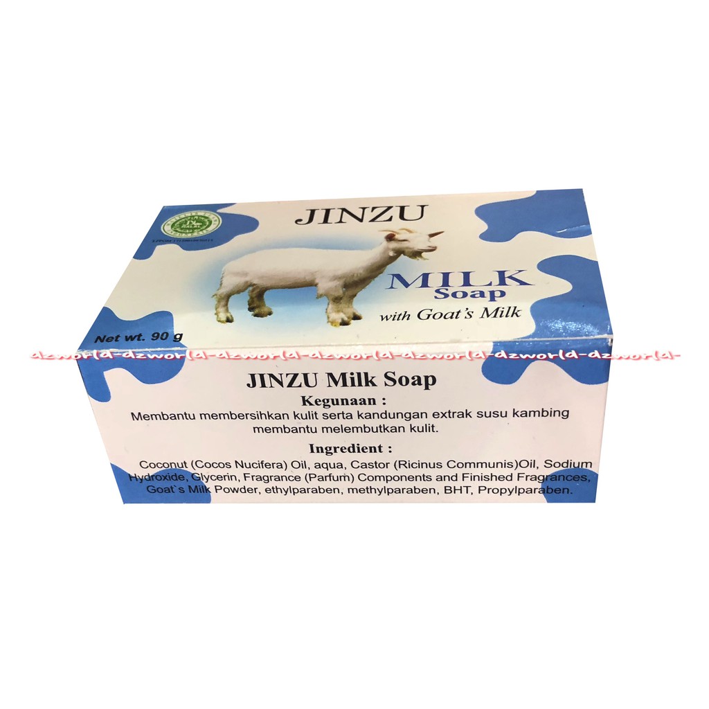 Jinzu Milk Soap With Goats Milk 90gr Sabun Batang Susu Kambing