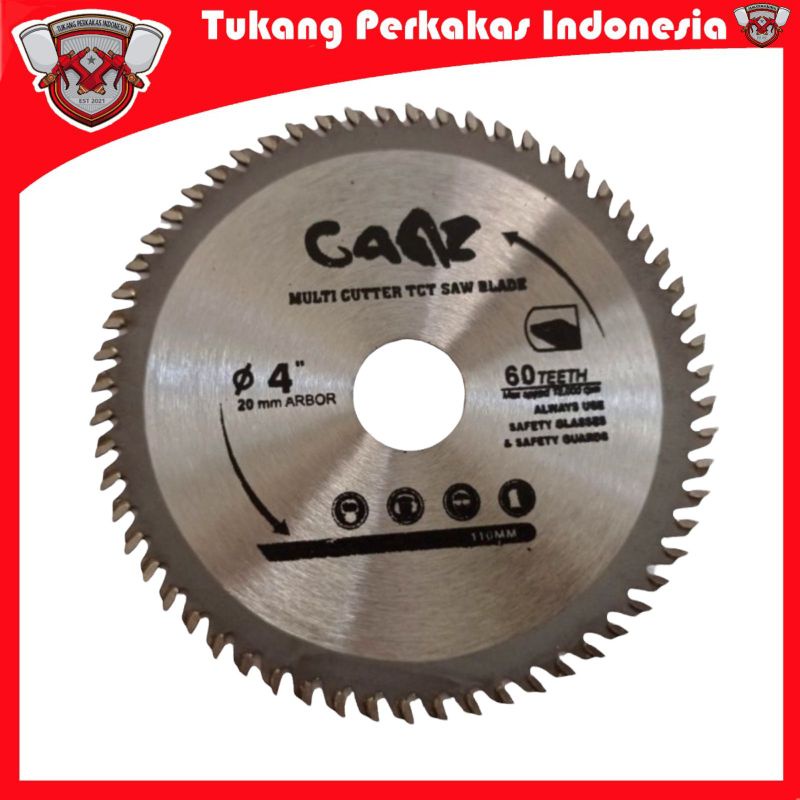 MATA GERGAJI POTONG KAYU 4×60T SAW BLADE 4INCH 60T