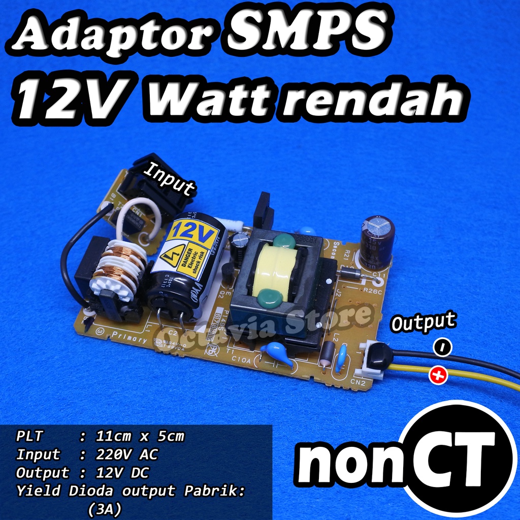 SMPS 12V Watt Rendah