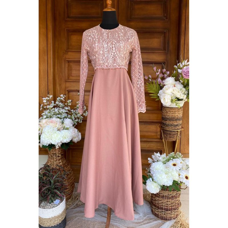 Dress Wanita/ Dress Kondangan Eldiza By Anne