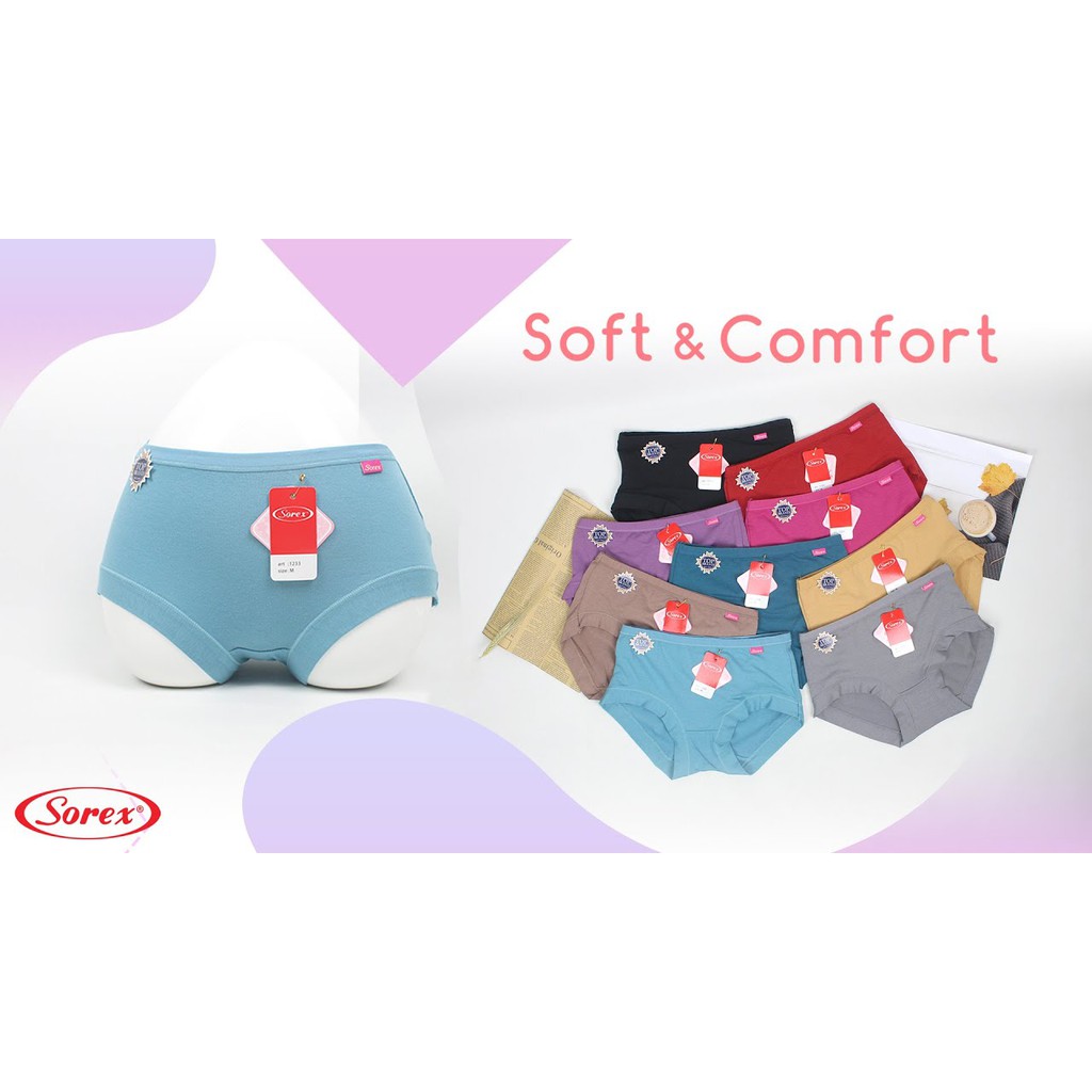 CD Sorex 1233 Soft &amp; Comfort | CD Wanita Sorex Dewasa | Celana Dalam Sorex | Sguna