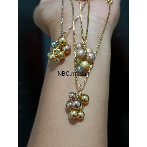 Kalung titanium koleksi NBC.medan kode 02 ,awet,tahan lama