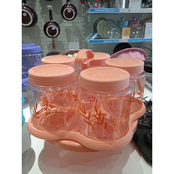 TOPLES KUE SHABBY CHIC NOBANANA SPiN CANISTER SET