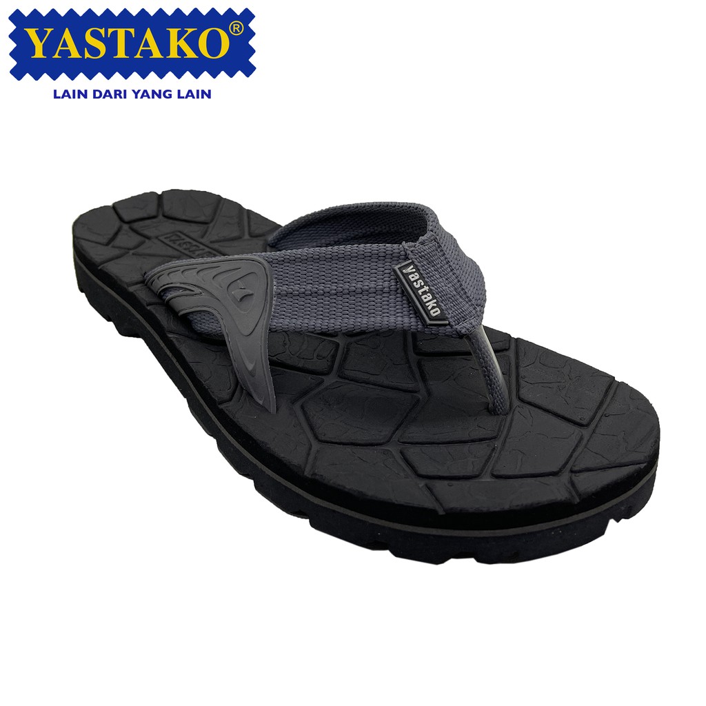 Yastako Kenzo Sandal Jepit Sendal Pria - Abu