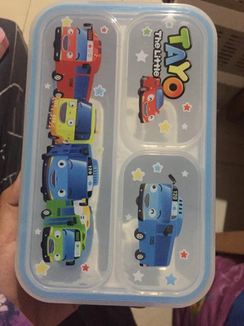 Kotak Makan Anak Karakter Pony Tsum Doraemon Spiderman Cars Lunch Box Tempat Makan Mini Bento Bekal