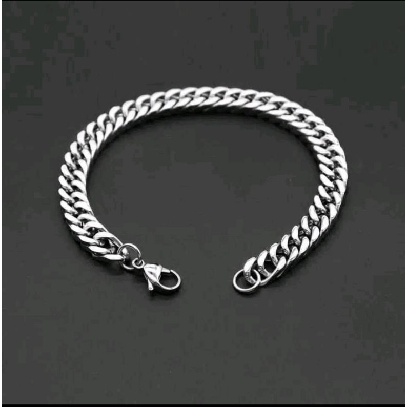 GELANG TITANIUM PRIA ANTI KARAT DAN PUDAR-1