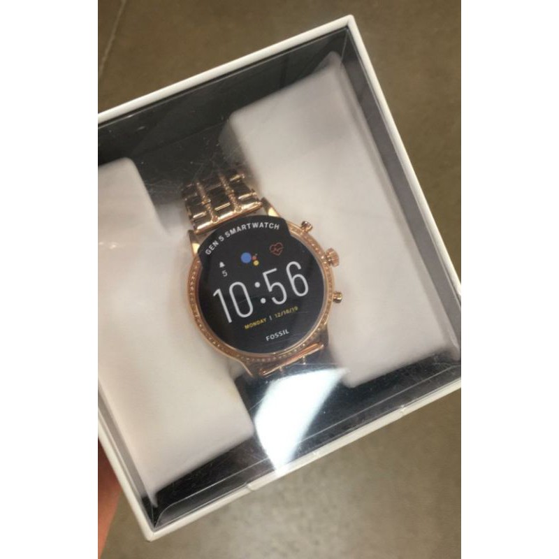 Fossil Gen 5 smartwatch Rosegold blink
