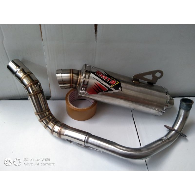 Knalpot racing Best3 Honda Beat Scoopy