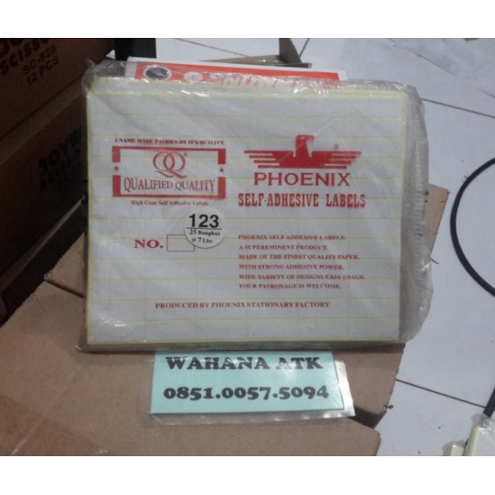 

MURAH Stiker label nama label stiker label harga phoenix no 123 ATK baya
