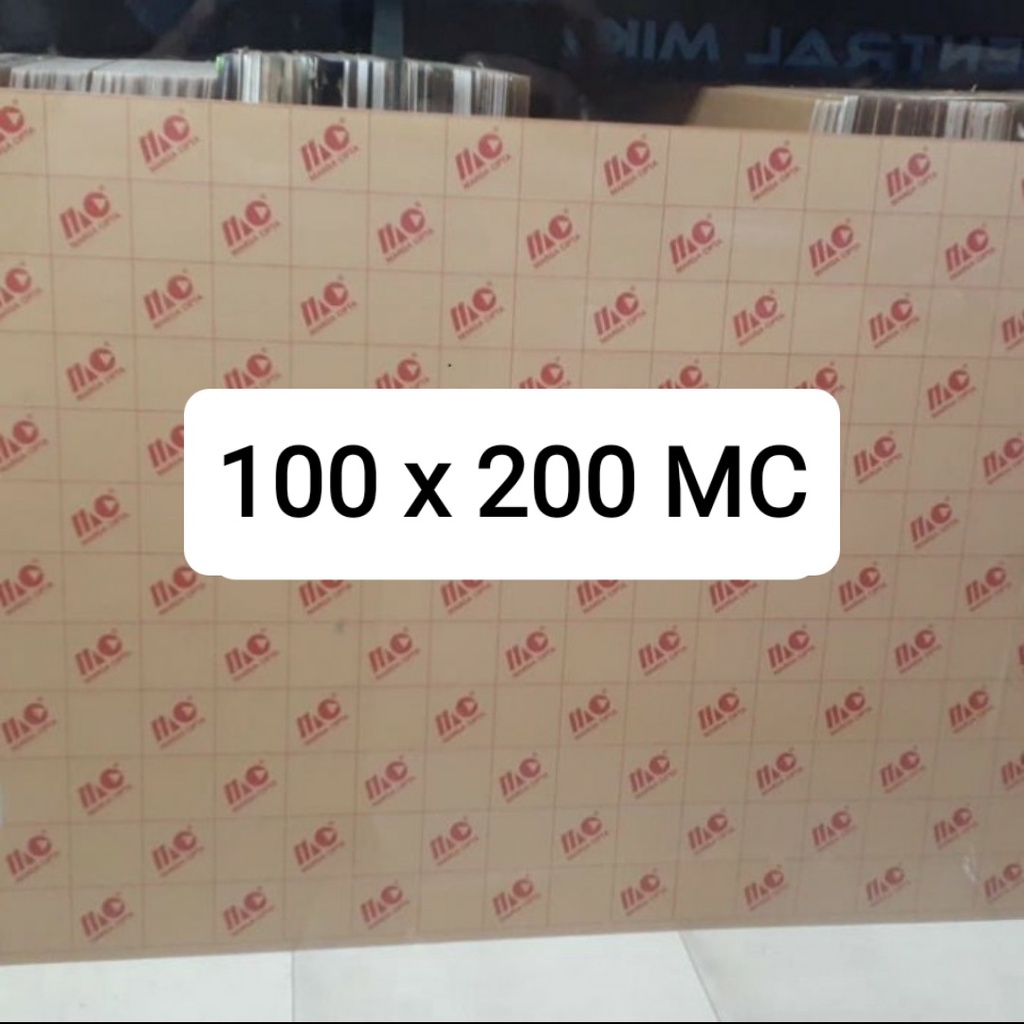 

acrylic bening 8mm 100 x 200 cm Akrilik Marga Cipta