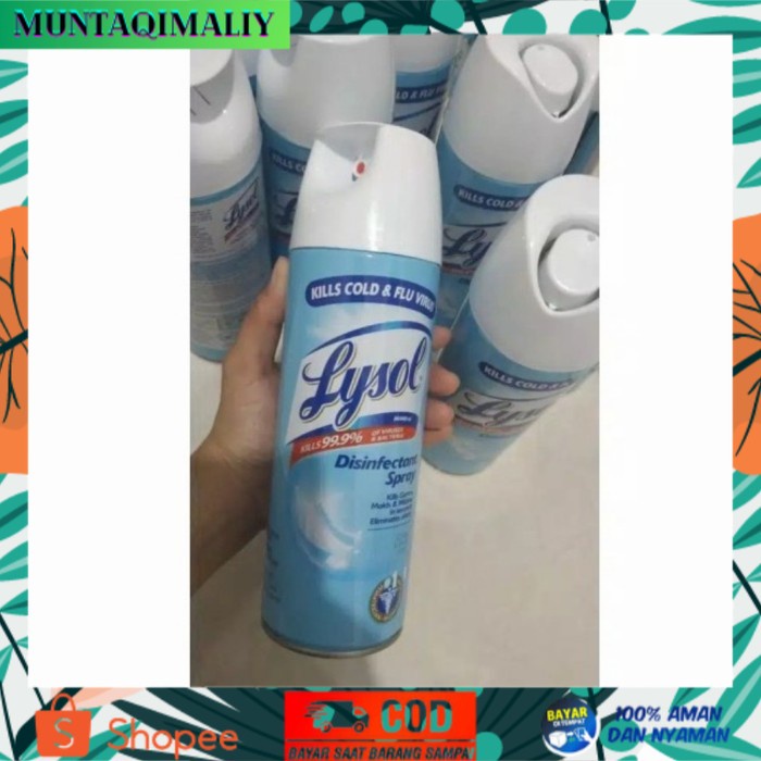 [TERBARU] DISINFECTANT SPRAY LYSOL 340 gr IMPORT USA - Biru