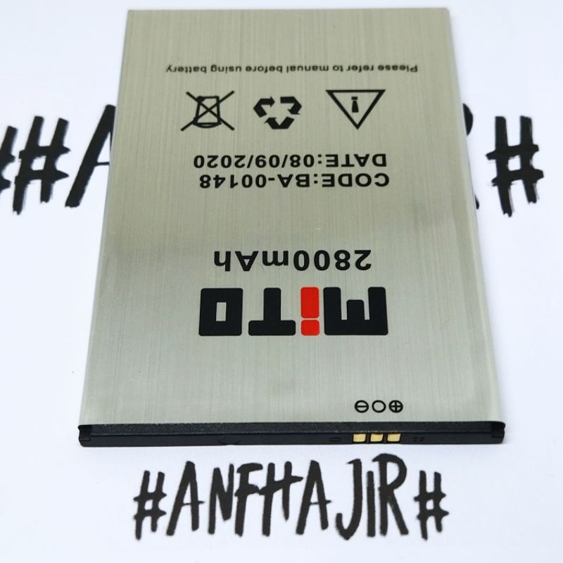 BATRE BATREI MITO Z3 Z 3 A37 A 37 BA00-148 BATRAI BATERAI MITO Z-3 A-37 BA00148 BA 00148 (2800 mAh) 