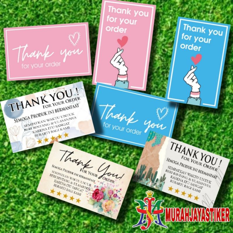 

STIKER ULASAN OLSHOP UK.8x5 cm / STIKER THANK YOU / STIKER TERIMAKASIH