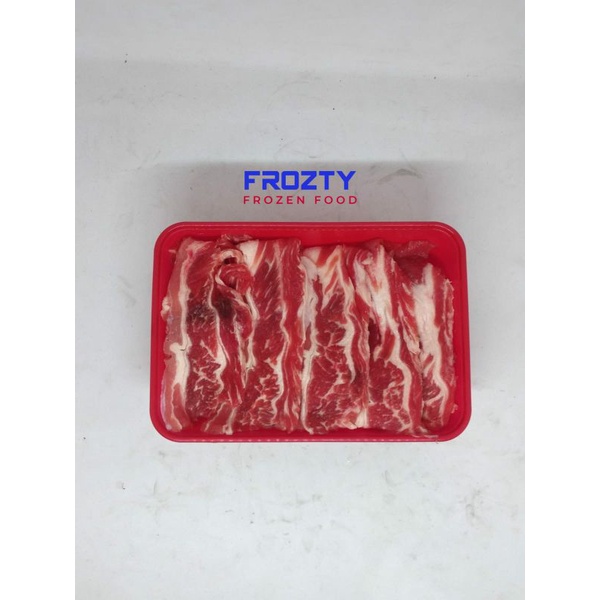 Daging Barbeque Short Plate 500 dan 250  gr import australia