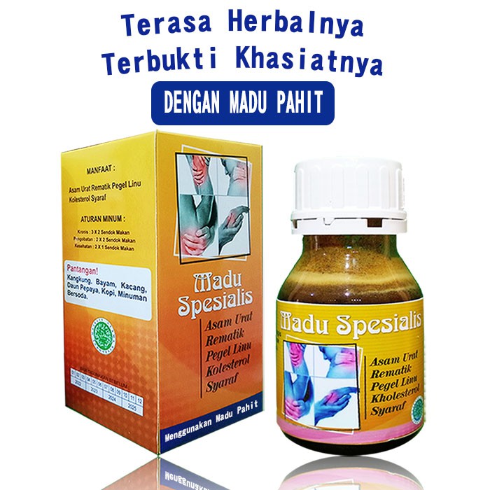 Madu Pahit Spesialis Asam Urat Kolesterol 350 gr
