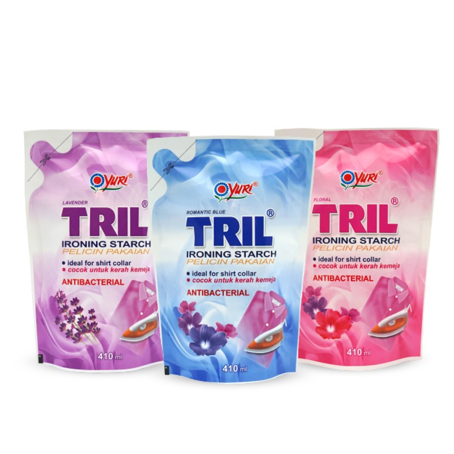 YURI TRIL Ironing Starch 410 ml - Pelicin Pakaian
