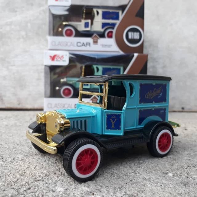 Diecast Mobil Klasik Ford - Miniatur Classic Car Antik Koleksi Unik