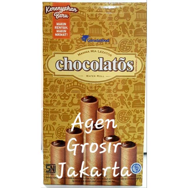 

Gery Chocolatos chocolate roll 16g isi 20pcs