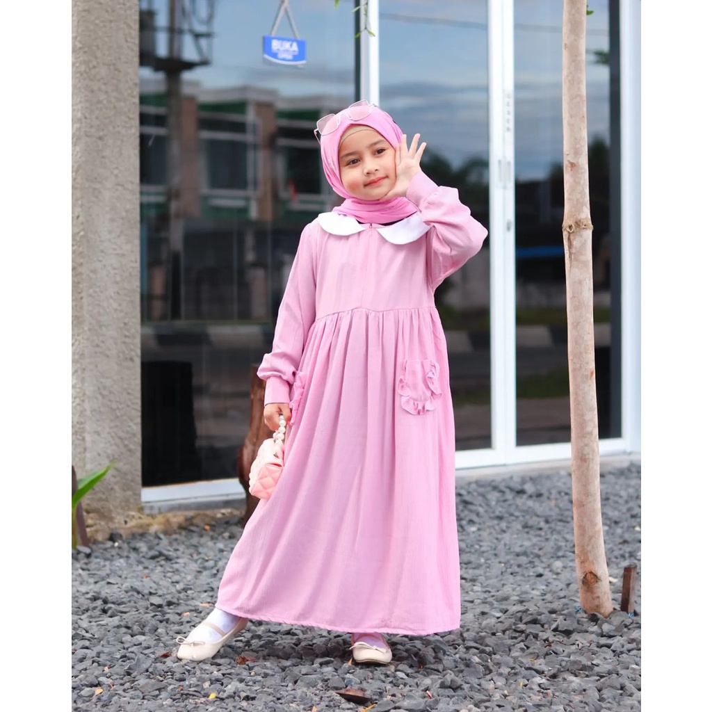 Promo GAMIS ANAK JELITA KATUN JEPANG LOKAL USIA 3-5 thn Keren