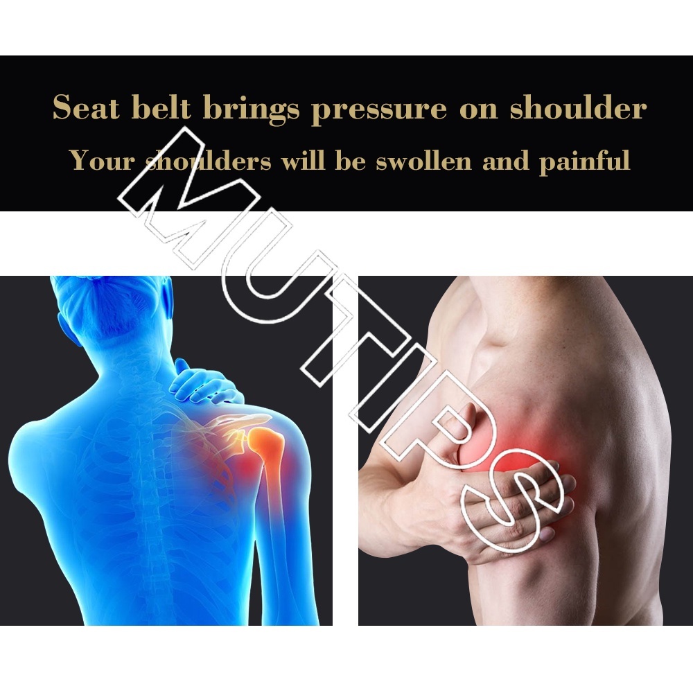 2pcs Bantalan Busa Bahu Sabuk Pengaman Mobil Motif Carbon Fiber Untuk Toyota Avanza Rush Kijiang Innova Calya Razie Yaris Wish Corolla Cross