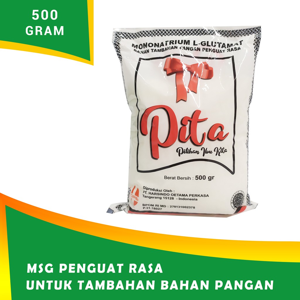 

MSG PITA 500gr/Vetsin/Micin/Mecin/Penyedap Rasa
